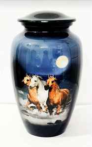 Customized Handmade Printed Metal Cremation Urn for Adult Ashes Funeral <b>Memorial</b> Supplies - Product Image 6