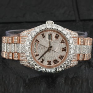 Relojes mecánicos de cuarzo de acero inoxidable de lujo, esfera de puntero de Hip Hop de negocios para hombre, movimiento ETA 2022 personalizado - Product Image 6