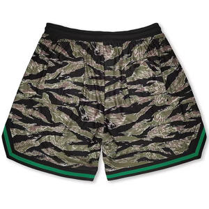 Short de survêtement en maille de coton de haute qualité respirant Streetwear Gym Sports Style camouflage avec logo personnalisé cordon de serrage hommes Shorts décontractés - Product Image 2