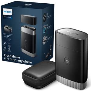 Afeitadora Eléctrica Mini Portátil Compacta con Cabezales Flotantes, Uso en Seco y Húmedo, Resistente al Agua IPX7, Lavable, Diseño con Batería Potente para Rostro - Product Image 1