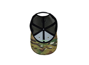Mode sportive et tendance pour adultes, casquette de camionneur en maille respirante camouflage à 6 panneaux avec logo personnalisé, fabriquée à Injae Vina Headwear - Product Image 4