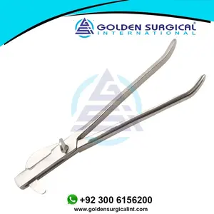 Heavy Duty Haussman's Emasculator Double Crush Bloodless Ring Aplicador Instrumento veterinario con dedos de expansión con muescas - Product Image 5