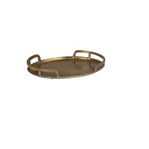 Plateaux de service en métal pour la restauration, plateaux de service pour la maison et la cuisine, plateau de service en métal de style royal, restaurant, café, hôtels - Product Image 2