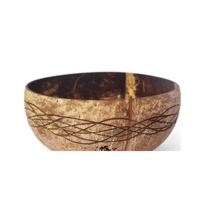 Precio barato para Vietnam Ecológico Natural 100% Cuenco de cáscara de coco hecho a mano Tazón de coco pulido de Vietnam - Product Image 5