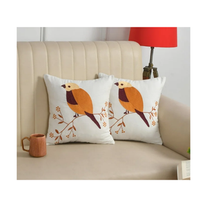 Cojín Artesanal de 20x20 Pulgadas, 100% Algodón, Azul, Bordado en Dobby, con Tintes Ecológicos, para Suministro al por Mayor, Envío Rápido y Compradores Globales - Product Image 6