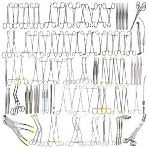 Juego de 106 Piezas de Instrumentos para Cirugía Cardiovascular Mayor, Toracotomía Vascular, Cirugía de Corazón Abierto - Product Image 1