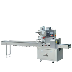 Machine d'emballage automatique pour oreillers, emballage horizontal pour sacs d'oreillers, équipement d'emballage pour pain brioche cuit, scellage automatique pour aliments et pain - Product Image 2
