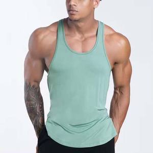 Fitness débardeurs Logo personnalisé chemise sans manches course entraînement musculation coton respirant sport gilet hommes débardeurs - Product Image 6