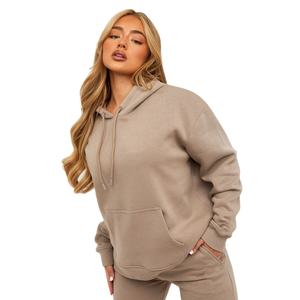 OEM Sweats à capuche lourds pour femmes 100% coton polaire respirant sweats à capuche personnalisés pour femmes - Product Image 2
