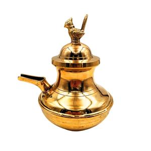 Dans une ère des théières électriques élégantes en laiton avec poignée et couvercle de style américain, finition cuivre - Product Image 2