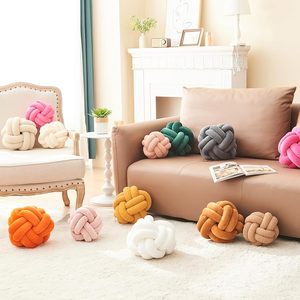 Nudo de esfera de bola decorativa de algodón y poliéster creativo para mejorar el escritorio de la Mesa en la sala de estar, dormitorio, oficina, decoración del hogar - Product Image 5