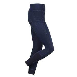 New Fashion Equestrian Clothing Sports Wear <b>Leggings</b> Phone Pocket Custom Wholesale Denim <b>Horse</b> <b>Riding</b> <b>Leggings</b> Tights - Product Image 5