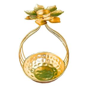 Soporte de luz en T de latón dorado Soporte de decoración de boda dorado Soporte de cuentas al precio más barato en India Diwali - Product Image 2