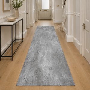 Tapis de salon LXDP-0100 RUGS DEPOT, gris argenté, traditionnel, oriental, imprimé numériquement, lavable en machine, en chenille, antidérapant - Product Image 5