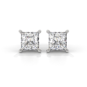 Boucles d'oreilles clous en or jaune tendance, diamants de laboratoire certifiés IGI, design classique et élégant pour mariages, Europe et Amérique - Product Image 2