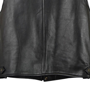 Calidad superior Mens 2025 Cuero Diseño personalizado Tasa de venta completa Hombres Chaleco de cuero Calidad superior Precio razonable Chaleco de cuero para hombres - Product Image 5