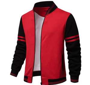 เสื้อแจ็กเก็ตบอมเบอร์สำหรับทุกเพศเครื่องแบบแขน PU ทันสมัยปรับแต่งได้สำหรับฤดูใบไม้ร่วงฤดูหนาว - Product Image 3