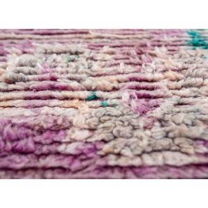 Tapis en laine noués à la main Nuray, motif géométrique rose et violet, pour la décoration de la maison, du salon ou de la voiture, taille 9x12 - Pae-4543 - Product Image 3