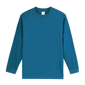 T-shirt à manches longues 100% coton vierge 260gsm de haute qualité avec logo personnalisé OEM - Product Image 4