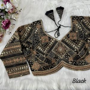 Blusas de Moda de Diseñador FABZONE Antiarrugas en Existencia para Mujer, Cuello Redondo Bordado, Top de Alta Costura, Estilo Casual - Product Image 5