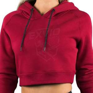 Sudadera Corta con Capucha para Mujer, Ropa Deportiva para Exteriores, Transpirable, de Alta Calidad - Product Image 5