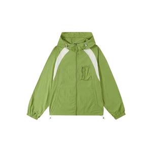 Chaqueta cortavientos para exteriores para hombre, transpirable, diseño personalizado, estampado de talla grande, cortavientos informal, Material de tela fina - Product Image 1