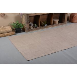 Modern Vintage <b>Turkish</b> <b>Rug</b> 4.7 X 11.8ft Classic Beige Pattern with Wool Faux Rabbit Fur Latex Backing Rectangular Plush Hallway - Product Image 3