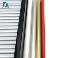 Papan Buletin Dekoratif Magnetik Hitam Ramah Lingkungan Modern Ringan Tahan Lama Portabel Berbingkai Aluminium untuk Iklan