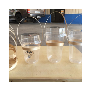 Vente chaude À La Main Tissé Lait Thé Tasse Bambou Titulaire Bambou À Emporter Tissé Tasse Transporteur Haute Norme pour l'exportation - Product Image 1