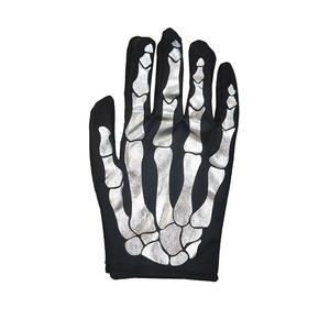 Guantes unisex de Halloween para nudillos, guantes de fantasma, dedo corto, fiesta Rave, rendimiento, poliéster/viscosa, antibolitas para hombres y mujeres - Product Image 2