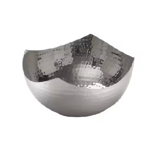 Designer Gold Brass Metal Bowl Perfect As Home Decor <b>Counter</b> Top Centerpiece Unique Brass Tray Candy Bowl - Product Image 3