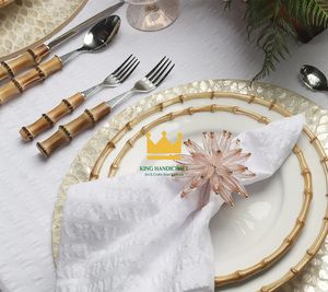 Gran oferta 2025 Placa de cargador de nácar bohemio Mantel Individual de concha hecho a mano único para ajuste de mesa costera - Product Image 3