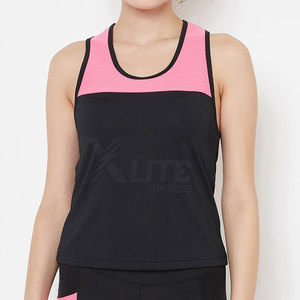 Débardeurs pour femmes flexibles et confortables avec logo sur le devant - pour la gym, le fitness, le yoga, les étirements et les mouvements athlétiques, séchage rapide - Product Image 5