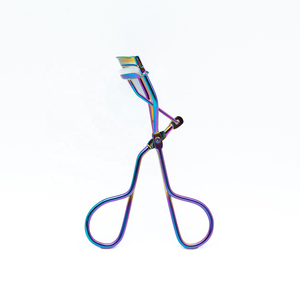 Meilleur prix, recourbe-cils jetable de haute qualité, acier inoxydable, OEM personnalisé, recourbe-cils de maquillage portables, logo de couleur personnalisé - Product Image 2