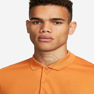 Polo de golf 100% algodón con logotipo bordado personalizado al por mayor, camiseta Polo de negocios Lisa unisex de alta calidad para hombre - Product Image 5