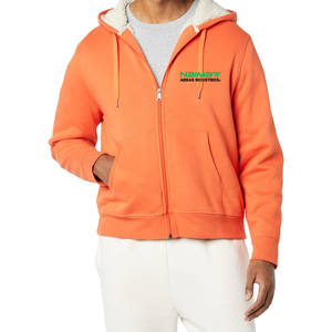 Sudadera con capucha de lana de algodón 100% al por mayor para hombre, ropa de calle informal cómoda transpirable, técnica de invierno teñida lisa de calidad superior - Product Image 4