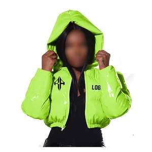 Nueva chaqueta de invierno con logotipo personalizado más vendida, chaqueta acolchada con cremallera estampada transpirable de poliéster 100% de ATLANTIC - Product Image 3