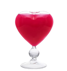 High-quality <b>glass</b> wine <b>glass</b> enhances the perceived value of the wine being served amazing heart shaped <b>drinkware</b> - Product Image 4
