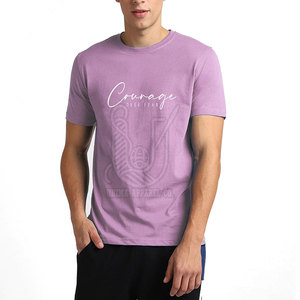 T-shirts pour hommes à col rond, coupe classique, 100 % coton, de haute qualité, marque privée - Respirants, séchage rapide, design personnalisable, en gros - Product Image 2