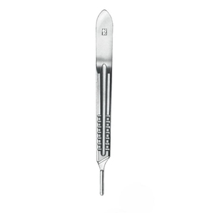 ด้ามจับมีดผ่าตัดสแตนเลสสำหรับเครื่องมือผ่าตัดแบบมืออาชีพเบอร์4ที่ทนทาน - Product Image 6