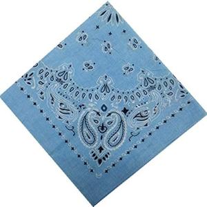 Bandana carré en coton fait main, personnalisé en usine, meilleur produit avec double impression, matière en mousseline, logo personnalisé - Product Image 3
