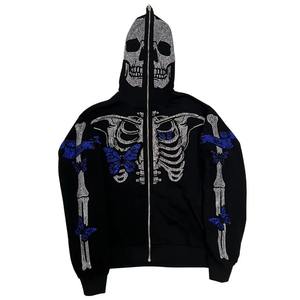 Sweat-shirt à capuche unisexe 100% coton uni personnalisé sweat-shirt à capuche premium polaire lourde sur la taille sweats à capuche personnalisés pour hommes - Product Image 2