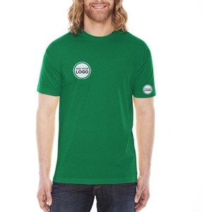 60/40 Cotton Poly Men's Athletic Short Sleeve Graphic Workout Active Gym T-Shirt Combed Cotton T Shirt - Product Image 3