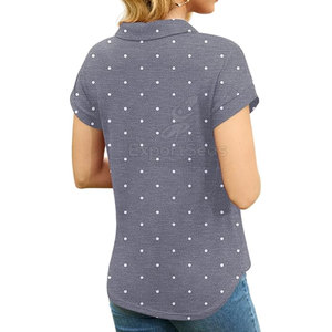 Polos a precio de venta al por mayor, polos a medida para mujer, servicio OEM, polos de talla grande para mujer - Product Image 2