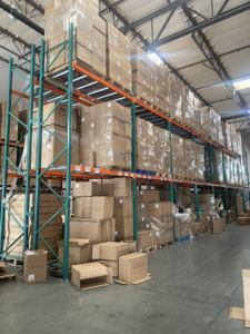 Rayonnage à palettes sélectif robuste pour l'industrie, étagères en acier réglables avec design en forme de larme pour le stockage en garage - Product Image 4