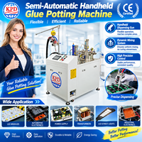 Machine de collage portable 2K pour colle AB avec système de dosage et de mélange automatique pour PCB, éclairage LED, automobile et composants électriques