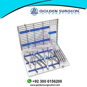 Instrumental Quirúrgico Dental para Implantes Periodontales, Casete Ortodóntico Delgado y Grande, Herramientas Médicas Dentales para Esterilización por Ebullición, Ortodoncia para Edentulados - Product Image 2
