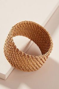 Wholesale <b>Cheap</b> Price Rhinestone Bling Napkin <b>Ring</b> Rattan Napkin Buckle for Wedding Place Setting Serviette Decor - Product Image 3