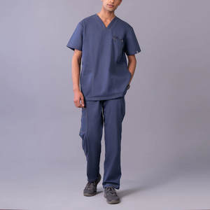 Uniforme Médico Antiarrugas de Primera Calidad, Uniforme de Trabajo Elegante, Uniforme de Hospital de Alta Calidad con Apariencia Profesional de Médico - Product Image 1