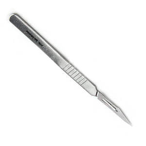 Mango de Bisturí Quirúrgico con Hoja de Acero Inoxidable, Bisturí Quirúrgico No. 03 Compatible con el número de mango [indique el número]. Cuchillo 11 para Artesanía - Product Image 4